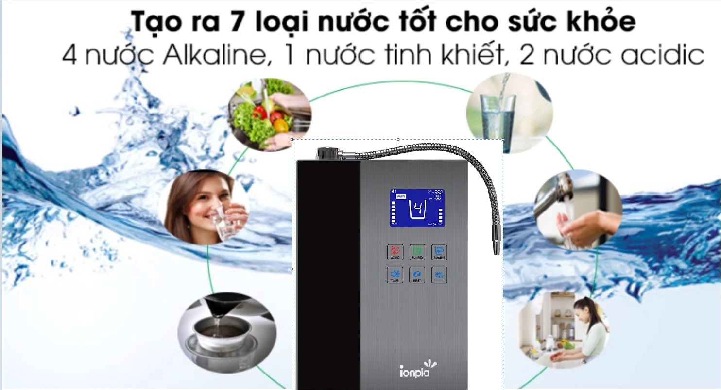 5000-7_4 Máy tạo ra 7 loại nước khác nhau