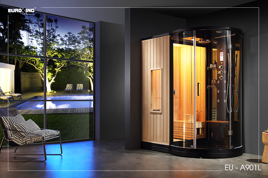 Hình ảnh Phòng xông hơi Euroking Eu-A901 Black