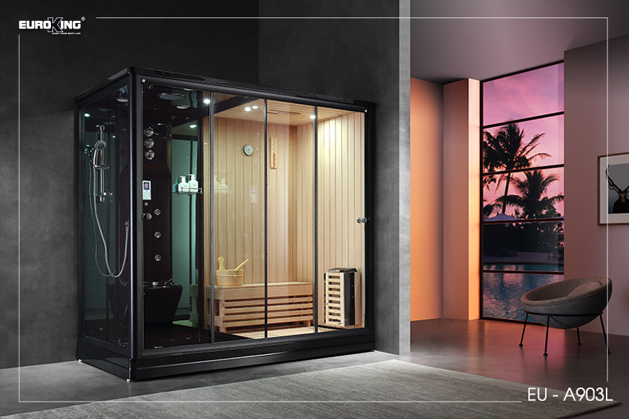 Hình ảnh Phòng xông hơi Euroking EU-A903L (Đen)