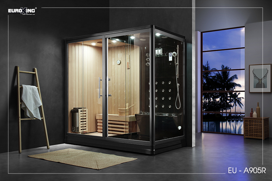 Hình ảnh Phòng xông hơi Euroking EU-A905R ( Black)