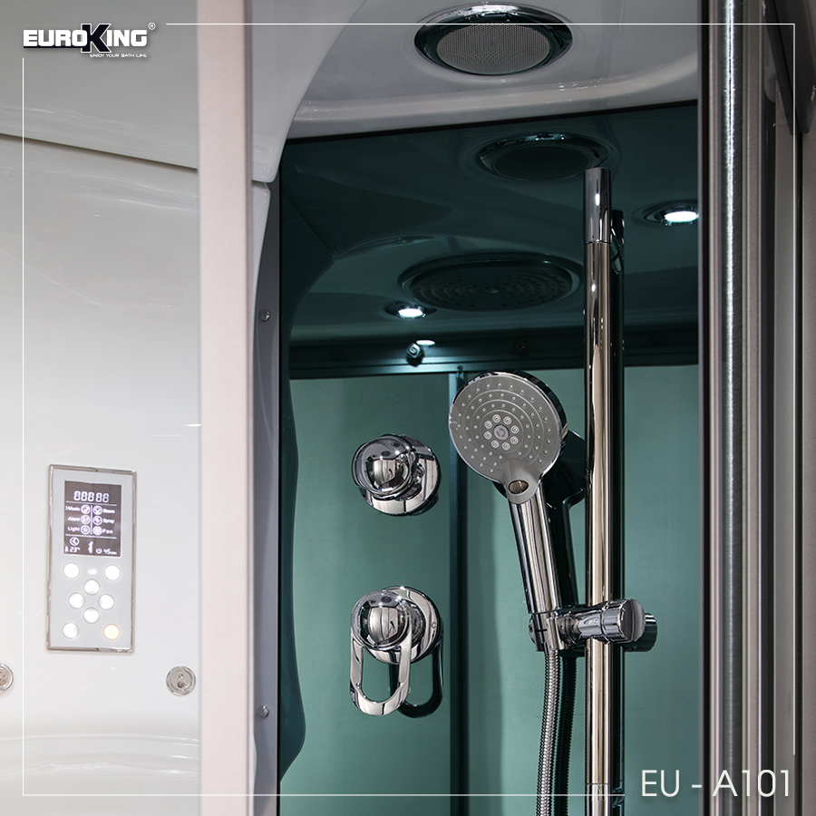 bang-dieu-khien-a101 Hình ảnh bảng điều khiển và sen tay Phòng xông hơi Euroking EU-A101