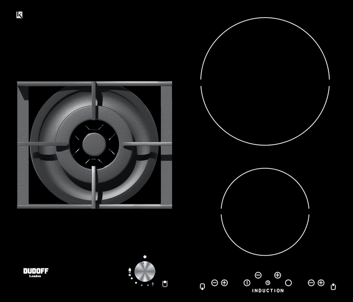 Bếp ga kết hợp từ Dudoff Grani Z0102