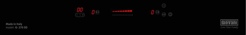 bep-tu-giovani-g270sd4 bảng điều khiển của bếp