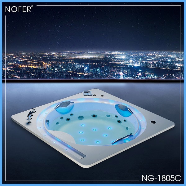 Bồn tắm nằm massage Nofer NG-1805C