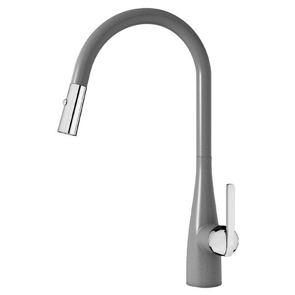 Vòi rửa chén bát Curva Grey