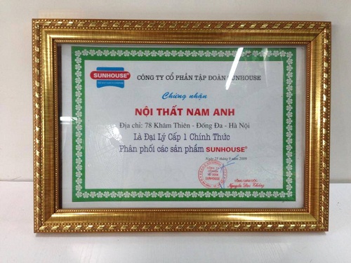 chung-nhan-sunhouse311 Chứng nhận Sunhouse