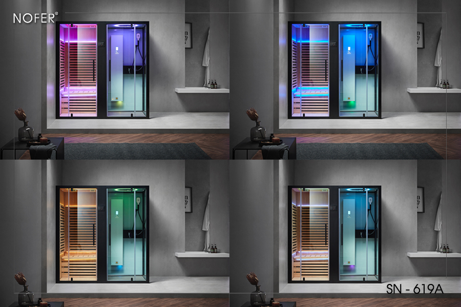 Hình ảnh đèn led Phòng xông hơi Nofer SN-619A