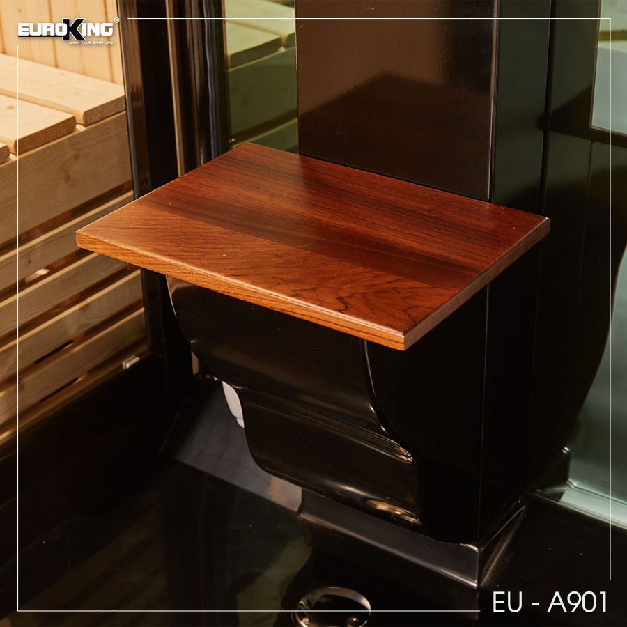 ​​​​​​​​​​​​​​Hình ảnh ghế ngồi xông Phòng xông hơi Euroking Eu-A901 Black