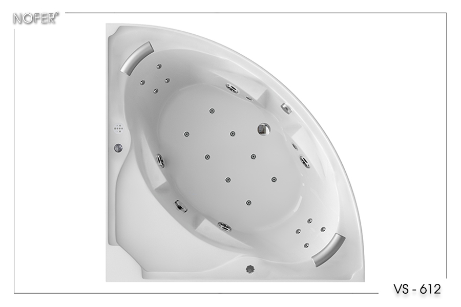 long-612 Hình ảnh lòng bồn của phòng xông hơi Nofer VS-612