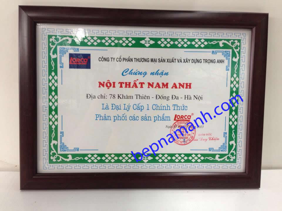 giấy chứng nhận