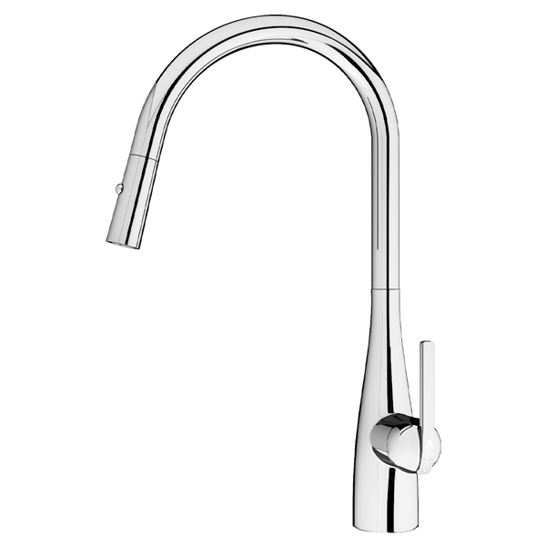 Vòi rửa chén bát Konox Curva Chrome